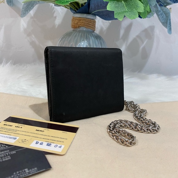 Prada Nylon Trifold Wallet w/ COA - Picture 6 of 15